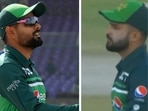 Mohammad Nawaz was called out by Babar Azam in the same over where he bagged the jackpot wicket of Kane Williamson(AP-Twitter screengrab) Mohammad Nawaz was called out by Babar Azam in the same over where he bagged the jackpot wicket of Kane Williamson(AP-Twitter screengrab)