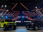 Maruti Suzuki's 5-door Jimny SUV (left). Image: Maruti Suzuki