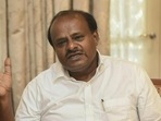 H D Kumaraswamy alleged that the ruling BJP has links with 'Santro Ravi'.(AP) H D Kumaraswamy alleged that the ruling BJP has links with 'Santro Ravi'.(AP)