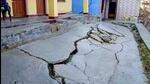 Cracks appearing at a house due to landslides at Joshimath in Chamoli district of Uttarakhand. (PTI photo) Cracks appearing at a house due to landslides at Joshimath in Chamoli district of Uttarakhand. (PTI photo)