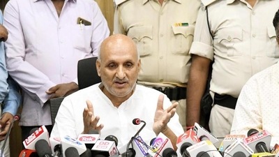 Bihar education minister Chandrashekhar (HT Photo) (file) Bihar education minister Chandrashekhar (HT Photo) (file)