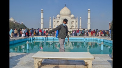 Earlier, a 40-year-old Argentinian tourist had also tested positive but went missing before his report arrived. His report was found positive on December 28 but he had left Agra by then and remains untraceable since then, with contacts given by him found to be wrong. (FILE PHOTO)