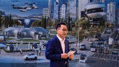 This 16th edition of the exhibition will explore the industry's vision of the most advanced futuristic green technology for a safer, cleaner, greener and connected tomorrow, according to a statement from SIAM, which organises the event.&nbsp; (Bloomberg)