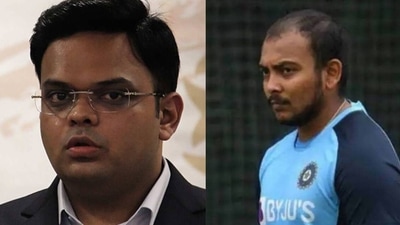 BCCI secretary Jay Shah; Prithvi Shaw (file photo) BCCI secretary Jay Shah; Prithvi Shaw (file photo)