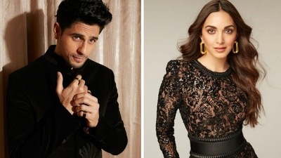 Kiara Advani and Sidharth Malhotra starred together in the 2021 film Shershaah. Kiara Advani and Sidharth Malhotra starred together in the 2021 film Shershaah.