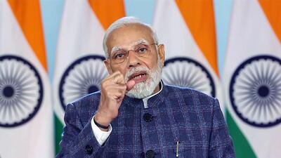 Prime Minister Narendra Modi addressed the ‘Voice of Global South Summit’ on Thursday. (ANI Photo) Prime Minister Narendra Modi addressed the ‘Voice of Global South Summit’ on Thursday. (ANI Photo)
