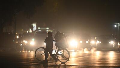 The visibility fell to as low as 50 metres on Wednesday. (Hindustan Times) The visibility fell to as low as 50 metres on Wednesday. (Hindustan Times)