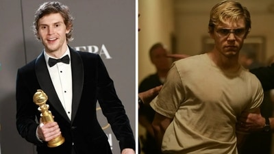 Evan Peters won the Golden Globe for Best Actor in a Limited Series in a Limited or Anthology Series for his performance as Jeffrey Dahmer in Netflix's hit show Dahmer - Monster: The Jeffrey Dahmer Story. Evan Peters won the Golden Globe for Best Actor in a Limited Series in a Limited or Anthology Series for his performance as Jeffrey Dahmer in Netflix's hit show Dahmer - Monster: The Jeffrey Dahmer Story.