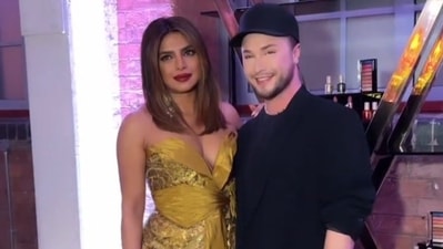 Priyanka Chopra posing at an event in London.