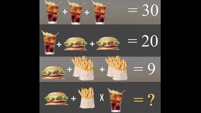 The viral brain teaser was shared on Twitter. (Twitter/@benonwine) The viral brain teaser was shared on Twitter. (Twitter/@benonwine)