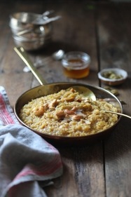 Sweet Pongal is a speciality of Southern part of India. It is also a very popular breakfast dish made with rice, daal and jaggery. (pinterest) Sweet Pongal is a speciality of Southern part of India. It is also a very popular breakfast dish made with rice, daal and jaggery. (pinterest)