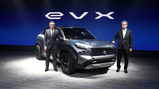 The Concept eVX is a mid-size electric SUV concept designed and developed by Suzuki Motor Corporation (SMC), Japan. It will be powered by a 60 kWh battery pack offering up to 550 km of driving range on a single charge. (ANI)
