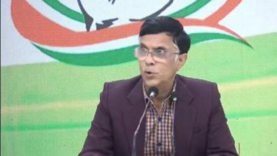 Congress spokesperson Pawan Khera. (Video grab)