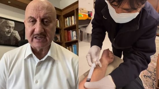 Anupam Kher opted for a regular medical check and here's what happened.