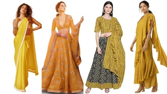 Women ought to opt for Haldi dresses to make a statement.