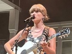 Singer Taylor Swift made a surprise appearance at The 1975 concert in London on Thursday. Singer Taylor Swift made a surprise appearance at The 1975 concert in London on Thursday.
