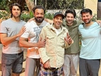Dharmendra and his family celebrate Lohri 2023.
