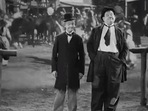 The pic, taken from the fan-made video tweeted by Anand Mahindra, shows Laurel and Hardy ‘dancing’ to Naatu Naatu.(Twitter/@AnandMahindra) The pic, taken from the fan-made video tweeted by Anand Mahindra, shows Laurel and Hardy ‘dancing’ to Naatu Naatu.(Twitter/@AnandMahindra)