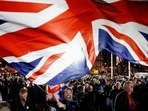 A man waves a British flag on Brexit day in London. (File) A man waves a British flag on Brexit day in London. (File)
