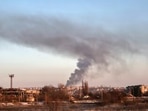 Russia-Ukraine War: Smoke rises after shelling in Soledar, the site of heavy battles with Russian forces in the Donetsk region, Ukraine.(AP)