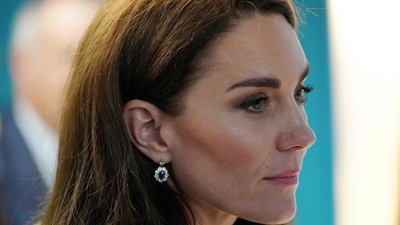 Kate Middleton: Britain's Catherine, Princess of Wales is seen. (AFP)