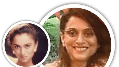 Kruttika Desai at 22 (left) and at 54 (right) Kruttika Desai at 22 (left) and at 54 (right)