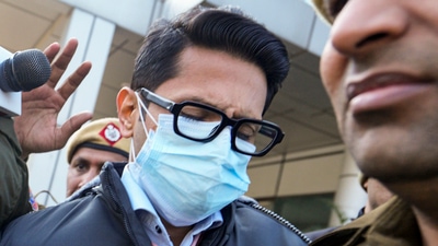 Shankar Mishra, accused of urinating on a woman passenger on an Air India flight. (PTI file)