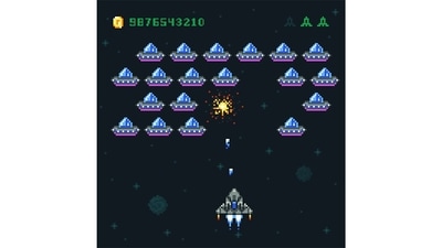 Tomohiro Nishikado of Space Invaders (1978): In addition to designing and programming the game, the Japanese engineer also did the artwork and sounds for the arcade game. It went on to become the first videogame with a continuous soundtrack (four descending notes that sped up as the enemy approached). It was the first in-game sound that interacted with player to create an atmosphere that propelled action. (Shutterstock) Tomohiro Nishikado of Space Invaders (1978): In addition to designing and programming the game, the Japanese engineer also did the artwork and sounds for the arcade game. It went on to become the first videogame with a continuous soundtrack (four descending notes that sped up as the enemy approached). It was the first in-game sound that interacted with player to create an atmosphere that propelled action. (Shutterstock)