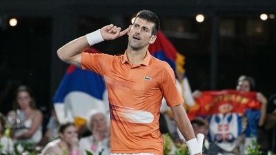 Serbian tennis player Novak Djokovic Serbian tennis player Novak Djokovic