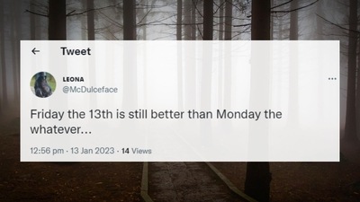 "Friday the 13th" is trending on Twitter as people are sharing posts related to the day. (File Photo) "Friday the 13th" is trending on Twitter as people are sharing posts related to the day. (File Photo)