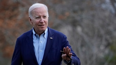 Biden periodically used an office at the Penn Biden Center, a think tank in Washington, between 2017-2019. (AP)