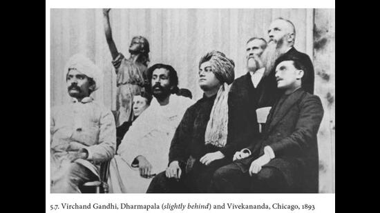 The contingent from the subcontinent at the World’s Parliament of Religions. (Courtesy) The contingent from the subcontinent at the World’s Parliament of Religions. (Courtesy)