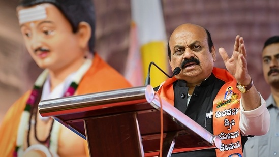 Karnataka chief minister Basavaraja Bommai(PTI)