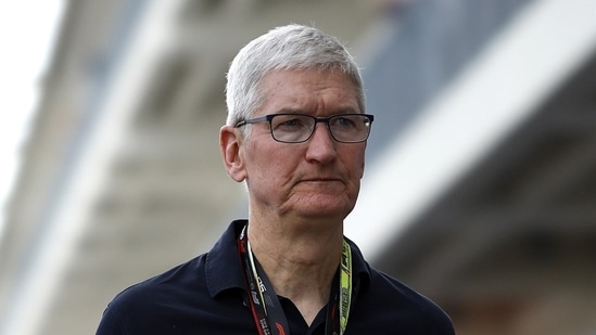 Apple chief executive officer Tim Cook.(AFP)