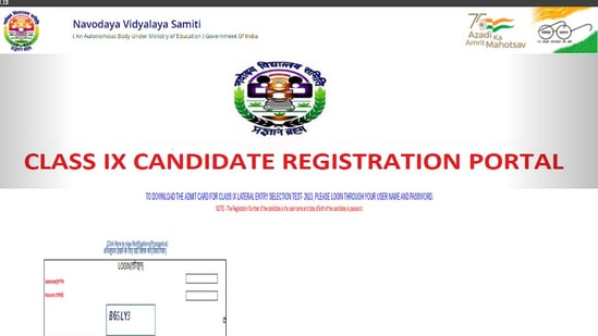 NVS Class 9 Selection Test Admit Card 2023 out, download link here 