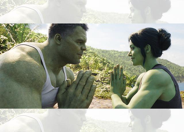 Tatiana as She-Hulk (above) the series where she plays Mark Ruffalo’s cousin, Jennifer Walters Tatiana as She-Hulk (above) the series where she plays Mark Ruffalo’s cousin, Jennifer Walters