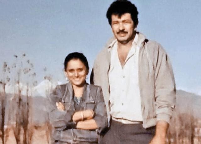 With late husband Imtiaz Khan, whom she met on the sets of Buniyaad With late husband Imtiaz Khan, whom she met on the sets of Buniyaad