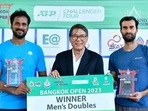 Yuki Bhambri and Saki Myneni(Twitter/@IndTennisDaily) Yuki Bhambri and Saki Myneni(Twitter/@IndTennisDaily)