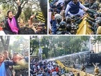 The Aam Aadmi Party holds protests against the BJP. (Twitter) The Aam Aadmi Party holds protests against the BJP. (Twitter)