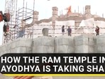 HOW THE RAM TEMPLE IN AYODHYA IS TAKING SHAPE HOW THE RAM TEMPLE IN AYODHYA IS TAKING SHAPE