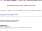 IGNOU TEE June 2022 registration process ends tomorrow at ignou.ac.in IGNOU TEE June 2022 registration process ends tomorrow at ignou.ac.in