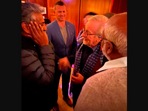 The video shows SS Rajamouli's fanboy moment when meeting with Steven Spielberg.
