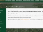TISS NET PG admissions 2023: Registration date extended till Jan 28 TISS NET PG admissions 2023: Registration date extended till Jan 28