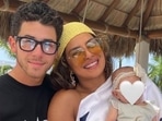 Priyanka Chopra and Nick Jonas with Malti Marie Chopra Jonas in a photo from last year. Priyanka Chopra and Nick Jonas with Malti Marie Chopra Jonas in a photo from last year.