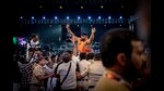 Supporters of Shivraj Rakshe (centre) celebrate after he won the Maharashtra Kesari event in Pune, on Saturday, January 14, 2023. (Pratham Gokhale/HT Photo) Supporters of Shivraj Rakshe (centre) celebrate after he won the Maharashtra Kesari event in Pune, on Saturday, January 14, 2023. (Pratham Gokhale/HT Photo)