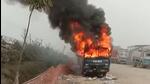 The farmers’ protest in Buxar turned violent after a video clip of a midnight police raid, where cops were seen assaulting farmers, went viral on social media. (Photo by Santosh Kumar/ Hindustan Times) The farmers’ protest in Buxar turned violent after a video clip of a midnight police raid, where cops were seen assaulting farmers, went viral on social media. (Photo by Santosh Kumar/ Hindustan Times)