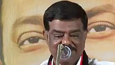 DMK leader Sivaji Krishnamurthy on Thursday stoked controversy when he targeted the Governor for skipping portions of the government-prepared address to the state assembly last week. (ANI) DMK leader Sivaji Krishnamurthy on Thursday stoked controversy when he targeted the Governor for skipping portions of the government-prepared address to the state assembly last week. (ANI)