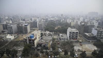 Gurugram, India-January 13, 2023: A view of sector-57; Huda department will auction of the empty plots in all sectors of Gurugram, in Gurugram, India, on Friday, 13 January 2023. (Photo by Parveen Kumar)(Pic to go with Abhishek's story) Gurugram, India-January 13, 2023: A view of sector-57; Huda department will auction of the empty plots in all sectors of Gurugram, in Gurugram, India, on Friday, 13 January 2023. (Photo by Parveen Kumar)(Pic to go with Abhishek's story)