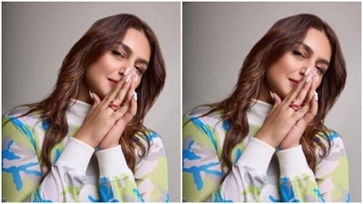 Styled by fashion stylist Sanam Ratansi, Huma decked up in minimal makeup look to complement her attire. In nude eyeshadow, black eyeliner, mascara-laden eyelashes, contoured cheeks and a shade of pink lipstick, Huma looked gorgeous.&nbsp; (Instagram/@iamhumaq)