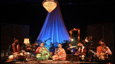 O Gaanewale celebrates the Works of Women performers of North India. (Narendra Dangiya/HT PHOTO) O Gaanewale celebrates the Works of Women performers of North India. (Narendra Dangiya/HT PHOTO)